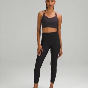 Lululemon Align High-waisted Black Ribbed Leggings 12